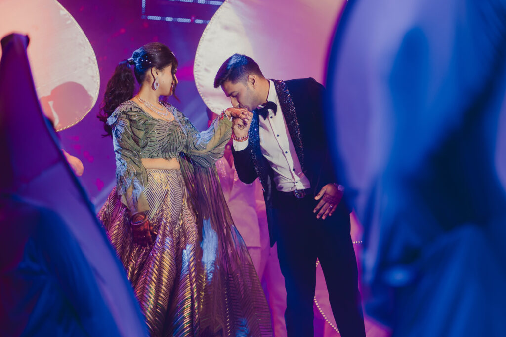 Shubham and Sumegha's couple dance at their sangeet